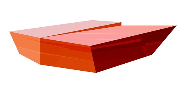 Beautiful sandstone rock vector graphic on white background with CC0 license, ideal for design projects and animation.